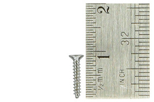 DCCconcepts ~ Countersunk Screws 1 x 8mm (60 Pieces) ~ DCS-CK108