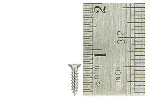DCCconcepts ~ Countersunk Screws 1.5 x 6mm (60 Pieces) ~ DCS-CK156