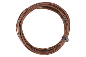 DCCconcepts ~ TWIN Wire Decoder Stranded 6m (32g) Brown/Brown ~ DCW-32BBT