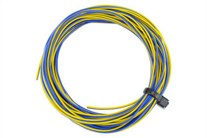 DCCconcepts ~ TWIN Wire Decoder Stranded 6m (32g) Yellow/Blue ~ DCW-32YBT