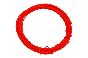 DCCconcepts ~ Kynar Wire 2m (Silver Plated) Red ~ DCW-KRD