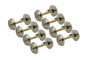 DCCconcepts ~ HO Scale Resistive Wheelsets OO/16.5mm Track 8x 12mm (3’0″) ~ DCW-W12R-OO