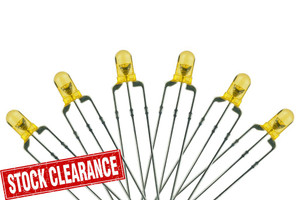 DCCconcepts ~ LED T1 Type Dual Colour 6x 3mm (w/resistors) Prototype White/Red ~ LED-RW3