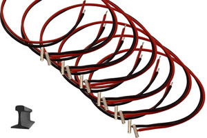 DCCconcepts ~ Legacy Wired Terminal Joiners ~ Code 55, 65, 70, 75 ~ 6 Pack ~ LTK-C75.6