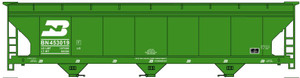 Accurail ~ HO Scale ~ Burlington Northern ~ ACF 3-Bay Covered Hopper ~ #453019 ~ 81461-A