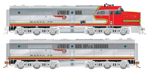 Rapido ~ HO Scale ~ PA-1/PB-1 ~ DC ~ DCC Ready ~ Santa Fe ATSF #54L/54A ~ 23004