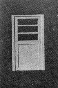 Rix Products ~ HO Scale ~ Personnel Door 3 Pane ~ 541-1104