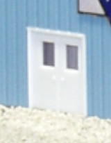 Rix Products ~ N Scale ~ Modern & Double Door (1 each) ~ 541-8103