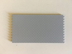 Rix Products ~ HO Scale ~ Concrete Blocks, Long Sections ~ 541-1004