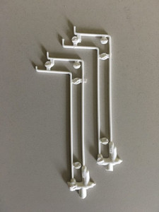 Rix Products ~ HO Scale ~ Downspouts 5' Overhang ~ 541-1116