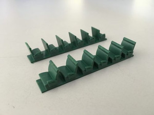Rix Products ~ HO Scale ~ Coach Seats (Green) ~ 541-4104