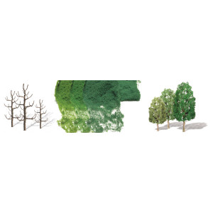 JTT Scenery Products ~ N Scale~ Professional Trees: Sycamore 1.5" - 3" ~0592023