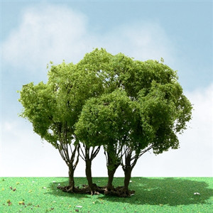 JTT Scenery Products ~ HO Scale ~ Pro Elite Trees: Privet 3" to 3.5 ~ 0592303