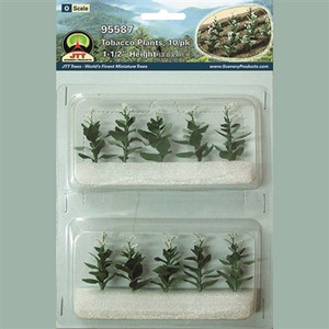JTT Scenery Products ~ O scale ~ Tobacco Plants 10/PK ~ 0595587