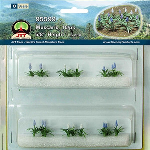 JTT Scenery Products ~ O scale ~ MUSCARIS, 18/PK ~ 0595599