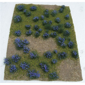 JTT Scenery Products ~ Flowering Meadow Purple, 5" x7" sheet ~ 0595606