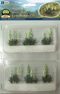 JTT Scenery Products ~ O Scale ~ YUCCA, 20/pk ~ 0595612