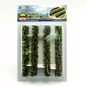 JTT Scenery Products ~ HO Scale ~ Hedgerows 3/4"x 1"x 6", 4/pk ~ 0595615
