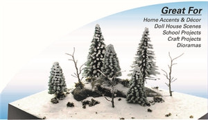 JTT Scenery Products ~ All Scales ~ CRAFTSCAPE DIY: Winter Scene Kit ~ 0595716