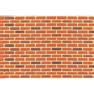 JTT Scenery Products ~ O Scale ~ PATTERN SHEETS, Brick (1:48) ~ 0597423