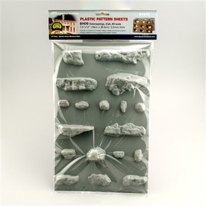 JTT Scenery Products ~ All Scales ~ PATTERN SHEETS, Outcroppings ~ 0597470
