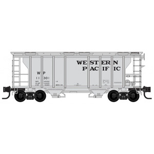 Micro Trains ~ N Scale ~ 2-Bay Hopper ~ Western Pacific PS-2 WP ~ 09500021
