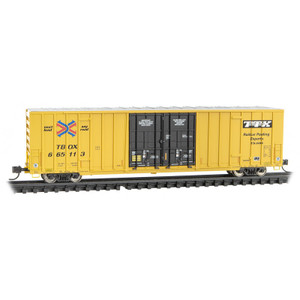 Micro Trains ~ N Scale ~ 60' Excess Height Box Car ~ TTX #665113 ~ 12351011