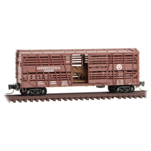 Micro Trains ~ Z Scale~ Pennsylvania w/cattle Load Rd#134082 ~ 52000183