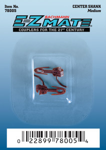 Bachmann ~ HO Scale ~ E-Z Mate Center Shank - Medium ~ 1 Pair ~ 78005-1