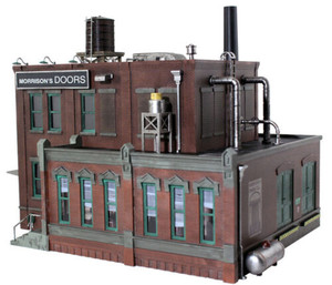 Woodland Scenics O Scale ~ Built & Ready With LED's ~ Morrison Door Factory ~ BR5848
