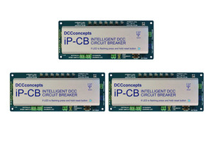 DCCconcepts ~ iP-CB Intelligent DCC Circuit Breaker ~ 3-Pack ~ DCD-iPCB.3