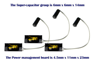 DCCconcepts ~ Zen 3-Wire Small Stay Alive for Zen Black & Blue+ Decoders (3-Pack) ~ DCD-SA3-SM.3