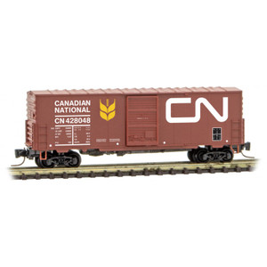 Micro Trains ~ Z Scale ~ 40’ Box Car Canadian National #428129 ~ 50300212