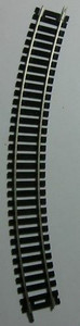 Atlas ~ HO Scale ~ Code 100 ~ Nickel Silver 18" Radius Snap Track (1 Pc) ~ 152-1