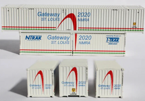 Jacksonville Terminal JTC ~  N Scale ~ New Gateway 2020 Commemorative Container Set ~ 805002