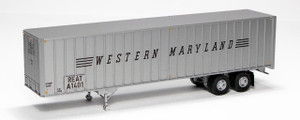 Rapido ~ HO Scale ~ Fruehauf 40' Van Trailer ~ Western Maryland A1400 ~ 403034