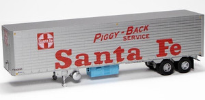 Rapido ~ HO Scale ~ Fruehauf 40' Van Trailer ~ Santa Fe ATSF #F 40691R ~ 403039