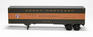 Rapido ~ HO Scale ~ Fruehauf 40' Van Trailer ~ Great Northern #G279 ~ 403041