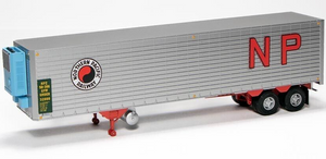 Rapido ~ HO Scale ~ Fruehauf 40' Van Trailer ~ Northern Pacific #50-394 ~ 403047