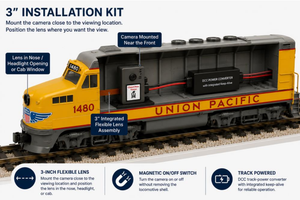 Choo Choo Vision ~ Installation Kit With 3" Lens ~ Multi Scale ~ CCV-INST-3in