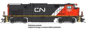Rapido ~ HO Scale ~ M420 CN Canadian National ~ North American Scheme ~ MR-20c #3567 ~ DC Silent / DCC Ready ~ 33022