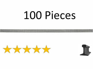Atlas ~ HO Scale ~ 100 Pcs ~ Code 100 ~ 3' Nickel Silver Super Flex Track ~ 168-100