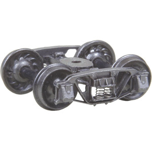 Kadee #509 HO Scale Andrews (1898) Trucks with 33" Ribbed Back Wheels - Metal Fully Sprung