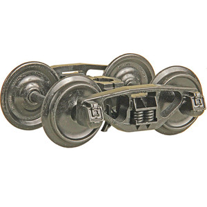 Kadee #971 Large Scale, G Scale (1:29) AAR Bettendorf Style Metal Trucks with 33" Smooth Back Metal Wheels