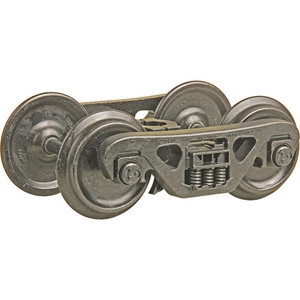Kadee #974 Large Scale, G Scale (1:29) A.S.F 100-ton Roller Bearing Metal Trucks with 36" Smooth Back Metal Wheels