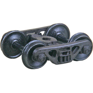 Kadee #1569 HO Scale A.S.F. 100-ton Roller Bearing Self Centering Trucks with 36" Smooth Back Code 88 Semi-Scale Wheels - HGC