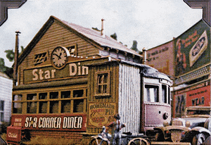 Bar Mills LLC ~ HO Scale ~ Star Diner ~ Kit ~ 602