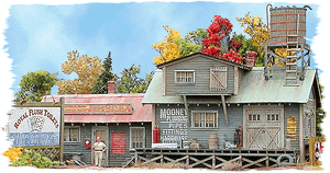 Bar Mills LLC ~ HO Scale ~ Mooney's Plumbing Emporium ~ Kit ~ 822