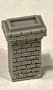 Bar Mills LLC ~ HO Scale ~ Rectangular Brick Chimney ~ 2032