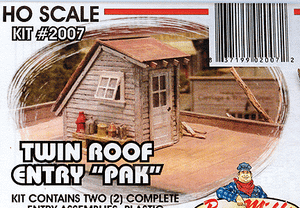 Bar Mills LLC ~ HO Scale ~ Roof Entry Kit ~ pkg(2) ~ 2007